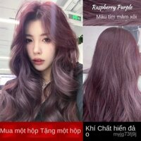 Kem Nhuộm Tóc Màu Tím Raspberry2024Màu Phổ Biến, Thuốc Nhuộm Tóc Theo Xu Hướng Thuần Túy Thực Vật, Nhuộm Da Vàng Tại N00