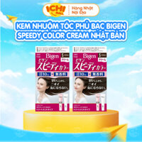 Kem Nhuộm Tóc Phủ Bạc Bigen Speedy Color Cream Nhật Bản - Hộp màu hồng _Ichimall