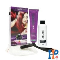 Kem nhuộm tóc phủ bạc Chamis 3D Olive Hair Colour Cream 100ml (dưỡng mềm 30 tông xu hướng) Hani Peni