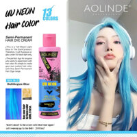 Kem nhuộm tóc Semi UV Neon Không Amoniac trên nền tóc tẩy Level 9 - Bubblegum Blue Xanh biển 200ml