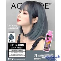 Kem nhuộm tóc Semi UV Neon Không Amoniac trên nền tóc tẩy Level 9 - Steel Gray Xám Chì 200ml [ New ] - MK