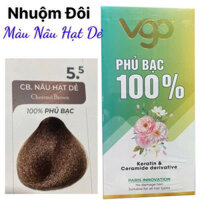 Kem nhuộm tóc vgo màu nâu hạt dẻ