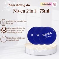 Kem Nivea Cream Dưỡng Cấp Ẩm Chống Nẻ Body Đa Năng 75ml 2 in 1 Xanh Từ Đức