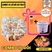 [KÈM NỒI LẨU ĐIỆN] COMBO 10 GÓI MÌ CAY KÈM GÓI BỘT SÚP ĐỘC QUYỀN NHÀ PACO CHUẨN VỊ QUÁN TIỆN LỢI NẤU TẠI NHÀ PACO FOOD