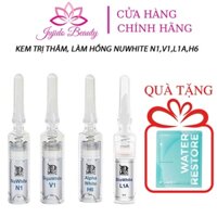 Kem Nuwhite Mibiti Prudente hồng nhũ hoa N1, hồng vùng kín nuwhite V1, khử thâm nách mông bẹn H6, hồng môi nuwhite L1A
