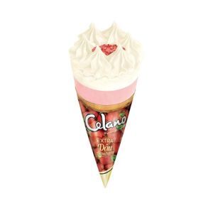 Kem ốc quế Celano cone extra dâu 125ml