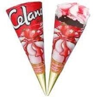 Kem ốc quế Celano dâu hương vani