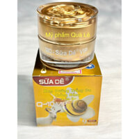 kem ốc sên sữa dê Q10 vip 9 in 1 trắng da ,chống nắng,lão hoá ,tái tạo da,bảo vệ da,giữ ẩm da hủ 30G