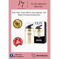 Kem Olay Total Effects Anti-Ageing 7in1 Night Firming Moisturiser(Pi's Cosmetic)