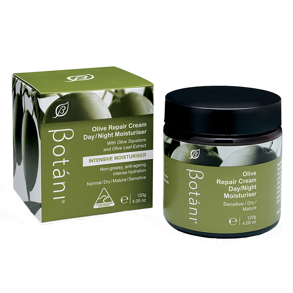 Kem Olive Dưỡng Ẩm Ngày Và Đêm Botani Olive Repair Cream Day & Night Moisturiser 120g