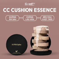 Kem Phấn Nước Trang Điểm Mềm Mượt Và Dưỡng Trắng Da ItS Well Plus Snail Calendula 333 Gold CC Cushion SPF50PA Essence 15g