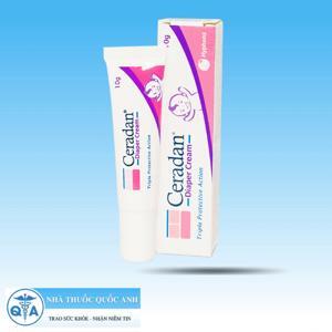 Kem phòng ngừa và giảm hăm tã dùng cho bé từ sơ sinh trở lên Ceradan diaper cream 10g