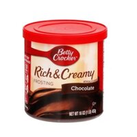 Kem phủ bánh socola béo ngậy hiệu Betty Crocker 453g