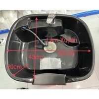[KÈM PHỤ KIỆN] Bồn gội đầu nhựa 2024 LỚN 💥 FREESHIP 💥 NHỰA CAO CẤP kèm bộ phễu lọc rác dây vòi sen van gật gù Giá Xưởng.