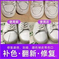 Kem phục hồi màu giày trắng, sơn giày trắng, sửa chữa vết xước giày da, sửa chữa bề mặt giày, sơn giày trắng