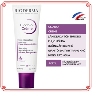 Kem phục hồi và làm dịu da bị kích ứng Cicabio Creme Bioderma 40ml