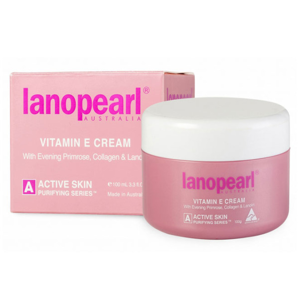 Kem phục hồi và trẻ hóa da Lanopearl Vitamin E với Evening Primrose, Collagen & Lanolin 250ml