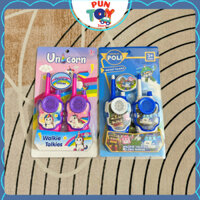 (Kèm Pin) Bộ Đàm Đồ Chơi Cho Bé Combo 2 Cái Đa Chiều 2 Kênh Bé Nghe Gọi Pun Toys Store