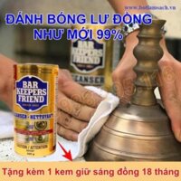 [Kèm quà] Bột đánh bóng lư đồng BKF - 425g - Made in USA | Đánh bóng lư đồng như mới - Dễ dàng tại nhà - An toàn da tay