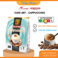 [Kèm Quà] Cà Phê Art Cappuccino Aik Cheong (12 Gói x 25g) - nhập khẩu từ Malaysia