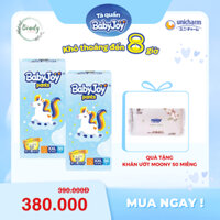 [KÈM QUÀ TẶNG] Combo 2 Tã quần Bobby BABYJOY siêu mỏng giá tiết kiệm (UNICHARM)