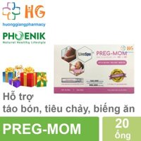 [Kèm Quà Tặng] Pregmom - Bào Tử Lợi Khuẩn Thế Hệ Mới Chống Táo Bón Cho Mẹ & Bé (Hộp 20 ống)