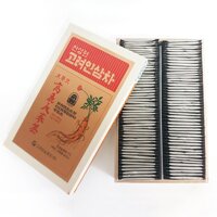 [Kèm quà tặng] trà tinh chất hồng sâm hàn quốc hộp gỗ 100 gói