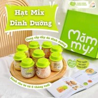 [KÈM QUÀ TẶNG]Combo 9 hũ hạt mix sẵn Mămmy nấu cháo bổ sung chất dinh dưỡng cho bé ăn dặm trên 6 tháng,130gr/ 1 hũ