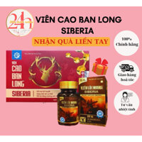 [Kèm Quà] Viên Cao Ban Long Siberia – Tinh Hoa Từ Siberia Dành Cho Sức Khỏe Toàn Diện, dạng viên hộp 60 viên tiện lợi