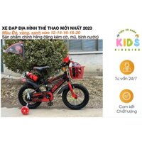 [KÈM QUÀ]  Xe Đạp Địa Hình Trẻ Em Mailedi MỚI NHẤT 2023 TẶNG KÈM CỜ, MŨ BẢO HIỂM, BÌNH NƯỚC - Hàng chính hãng fullbox