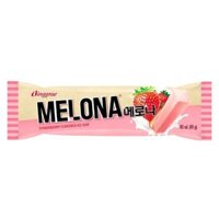 Kem Que Vị Dâu, Melona, Strawberry Flavored Ice Bar, 2.7 fl oz (80ml) - BINGGRAE
