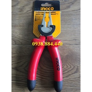 Kềm răng cách điện Ingco HICP01180