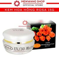Kem ROSA Hoa Hồng Đen UV/30 - Whitening Beauty Cream 15g - Làm Trắng - Chống Nhăn - Ngừa Lão Hóa