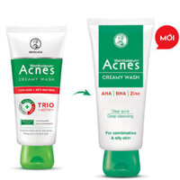 Kem rửa mặt Acnes Creamy Wash, giúp giữ ẩm tốt cho da, hạn chế tình trạng da khô