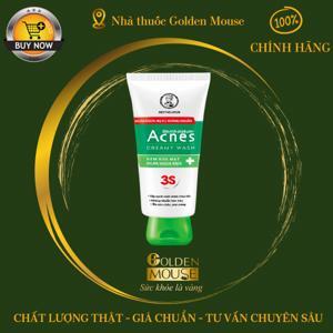 Kem rửa mặt ngăn ngừa mụn sạch khuẩn mụn da mịn màng Acnes Creamy Wash 50g