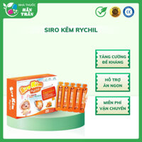 Kẽm Rychil tăng đề kháng, hỗ trợ ăn ngon, bổ sung kẽm - Hộp 20 ống dạng siro vị ngọt, dễ uống cho bé từ 1 tuổi