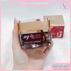 Kem sâm dưỡng trắng da My Jin Gold Korea Red Ginseng White Cream 50ml