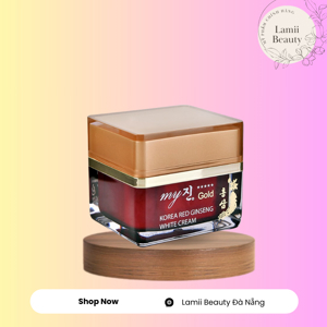 Kem sâm dưỡng trắng da My Jin Gold Korea Red Ginseng White Cream 50ml