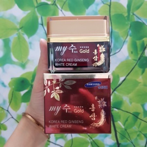 Kem sâm dưỡng trắng da My Jin Gold Korea Red Ginseng White Cream 50ml