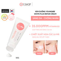 Kem Sáng Da Phục Hồi Chống Lão Hóa / Young &be White Plus Repair Cream_Mỹ phâm Hàn Quốc chính hãng