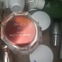 KEM SHE'S MX GOLD WHITENING CREAM 55M V A N.G 24.K ĐÂY LÙI DAU HIỆU TUỔI TÁC DƯỠNG TRẮNG DA CÔNG DỤNG