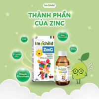 kẽm Siro uống imochild ZinC Hỗ trợ tăng cường sức đề kháng, cải thiện tiêu hóa vào hấp thụ chất dinh dưỡng