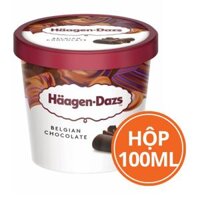 Kem socola Bỉ Haagen Dazs hộp 100ml (1 Hộp)