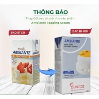 Kem Sữa Béo Thực Vật/ Topping Ambiante - MEGGGY 1L
