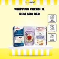 Kem sữa béo Whipping cream hộp 1L