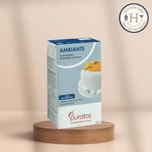 Kem sữa béo Ambiante Topping cream (White) 1kg