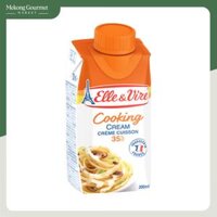 Kem sữa chế biến cooking cream Elle & Vire 200ml