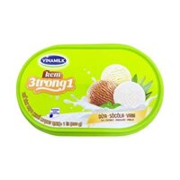Kem sữa chua việt quất Vinamilk 1l vị dừa socola vani