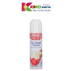 Kem sữa có đường tiệt trùng dạng xịt Paysan Breton chai 250g