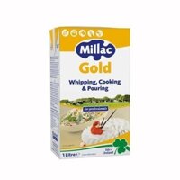 Kem sữa hiệu Millac Gold – hộp 1L
